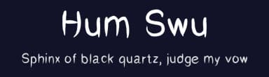 Hum Swu by Daisy Mason — Script Handwritten Font — thumbnail 2
