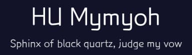HU Mymyoh by Heumm Design — Sans Serif Font — thumbnail 2