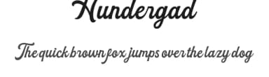 Hundergad by Letterhend Studio — Script Handwritten Font — thumbnail 1