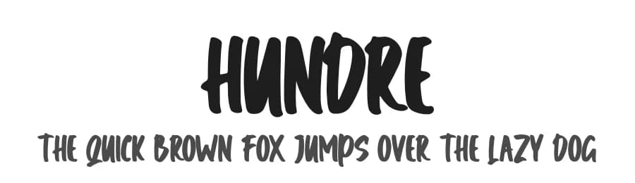 Hundre by Skiiller Studio — Script Handwritten Font