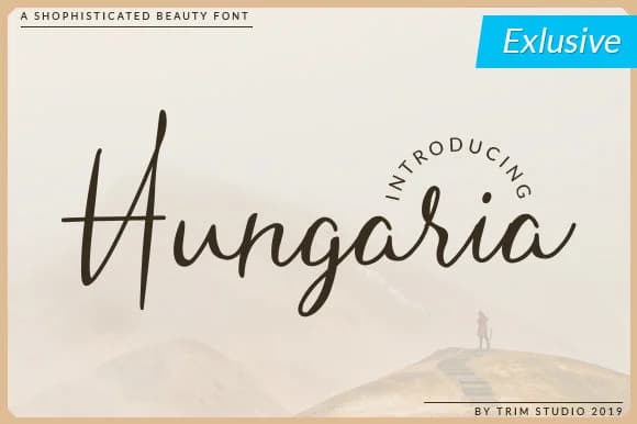 Hungaria Font by Trim Studio — Script Handwritten Font