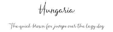 Hungaria by Trim Studio — Script Handwritten Font — thumbnail 1