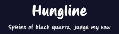 Hungline by MJType — Script Handwritten Font — thumbnail 2