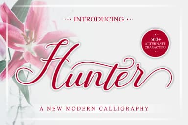 Hunter Font by WDfont Creative — Script Handwritten Font — thumbnail 1