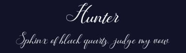 Hunter by WDfont — Script Handwritten Font — thumbnail 2