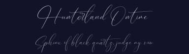 Hunterland Ontime by Perspectype Studio - Letterena.com — Script Handwritten Font — thumbnail 2