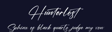 Hunterlost by Letterena Studios — Script Handwritten Font — thumbnail 2