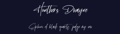 Hunthers Dwayne by StringLabs Creative Studio — Script Handwritten Font — thumbnail 2