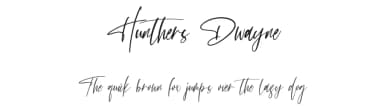 Hunthers Dwayne by StringLabs Creative Studio — Script Handwritten Font — thumbnail 1