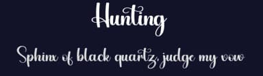 Hunting by Harlek Studio — Script Handwritten Font — thumbnail 2