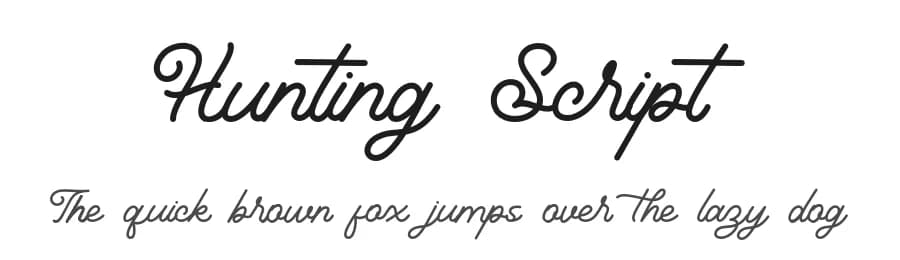 Hunting Script by Alpaprana Studio — Script Handwritten Font