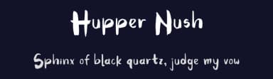 Hupper Nush by madeDeduk — Script Handwritten Font — thumbnail 2