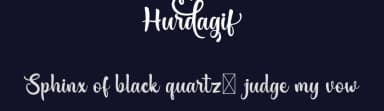 Hurdagif by twinletter — Script Handwritten Font — thumbnail 2
