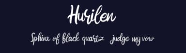 Hurilen by Vunira Design — Script Handwritten Font — thumbnail 2