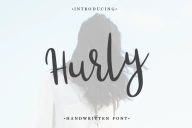 Hurly Font by Pasha Larin — Script Handwritten Font — thumbnail 1