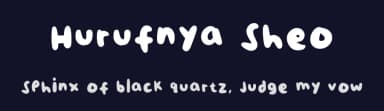 Hurufnya Sheo by Andriani Toegiono — Script Handwritten Font — thumbnail 2