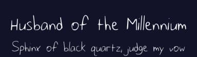 Husband of the Millennium by Kimberly Geswein — Script Handwritten Font — thumbnail 2