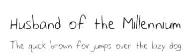 Husband of the Millennium by Kimberly Geswein — Script Handwritten Font — thumbnail 1