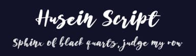 Husein Script by Ferry Ardana Putra — Script Handwritten Font — thumbnail 2