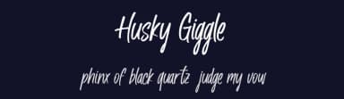 Husky Giggle by Konstantine Studio — Script Handwritten Font — thumbnail 2