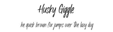 Husky Giggle by Konstantine Studio — Script Handwritten Font — thumbnail 1