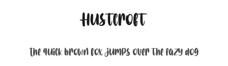 Hustcroft by Maulana Creative — Script Handwritten Font
