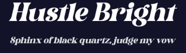 Hustle Bright by Letterena Studios — Serif Font — thumbnail 2