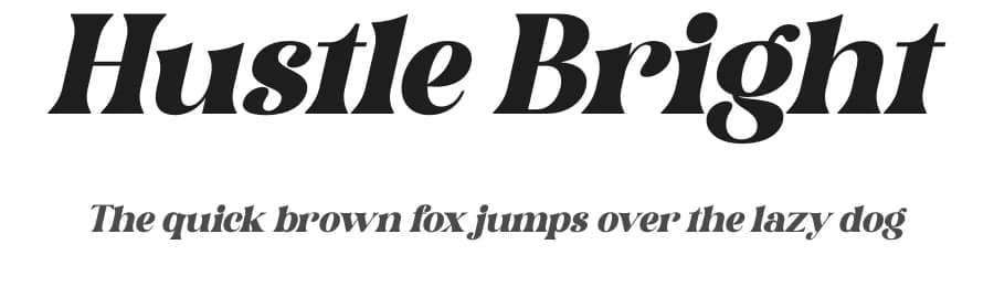 Hustle Bright by Letterena Studios — Serif Font