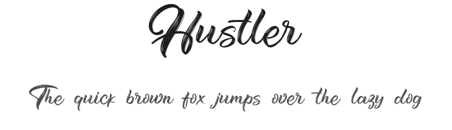 Hustler by Debut Studio — Script Handwritten Font