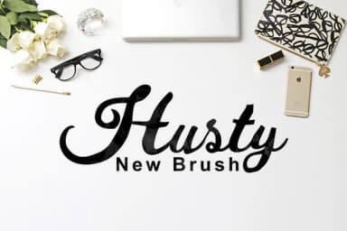 Husty Font by Ijem RockArt — Script Handwritten Font — thumbnail 1