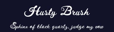 Husty Brush by ijem — Script Handwritten Font — thumbnail 2