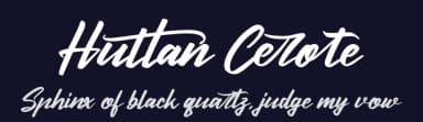 Huttan Cerote by Perspectype Studio - Letterena.com — Script Handwritten Font — thumbnail 2