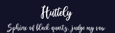 Huttely by Creatype Studio — Script Handwritten Font — thumbnail 2