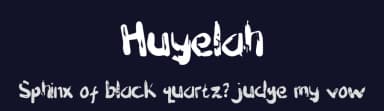 Huyelah by huyelah realease — Script Handwritten Font — thumbnail 2
