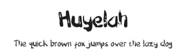 Huyelah by huyelah realease — Script Handwritten Font — thumbnail 1