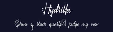 Hydrilla by Calligraphy Fonts — Script Handwritten Font — thumbnail 2