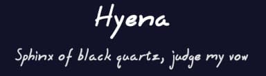 Hyena — Script Handwritten Font — thumbnail 2