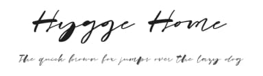 Hygge Home by Katsia Jazwinska — Script Handwritten Font — thumbnail 1