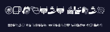 Hygiene Icons by Woodcutter — Dingbats Font — thumbnail 2