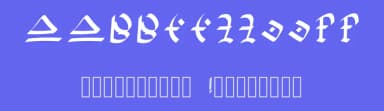 Hylian Alphabet by grimmigerFuchs — Dingbats Font — thumbnail 3