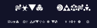Hylian Symbols by mdta — Dingbats Font — thumbnail 2