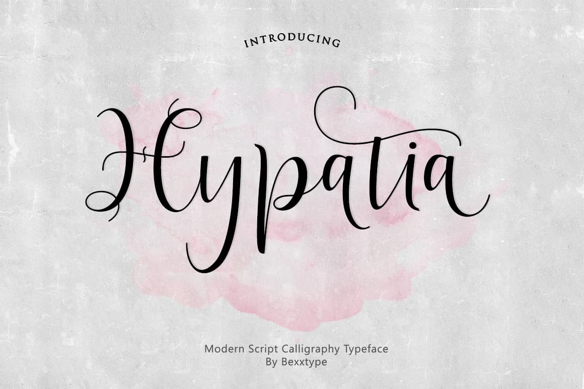 Hypatia Font by Bexx Type — Script Handwritten Font