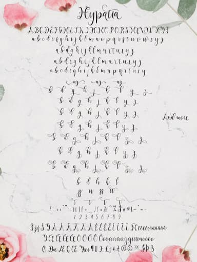 Hypatia Font by Bexx Type — Script Handwritten Font — thumbnail 3