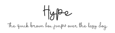 Hype by Eddy Goodboy — Script Handwritten Font — thumbnail 1