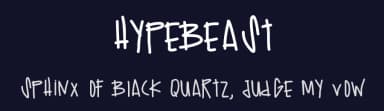 Hypebeast by Des Gomez — Script Handwritten Font — thumbnail 2