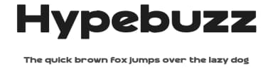 Hypebuzz by Ikiiko Type — Sans Serif Font — thumbnail 1
