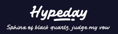 Hypeday by Khurasan — Script Handwritten Font — thumbnail 2