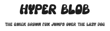 Hyper Blob by Rian Dryana — Script Handwritten Font — thumbnail 1