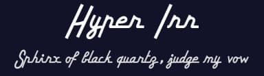 Hyper Inn by Bisou — Script Handwritten Font — thumbnail 2