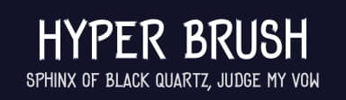 Hyper Brush by Bisou — Script Handwritten Font — thumbnail 2